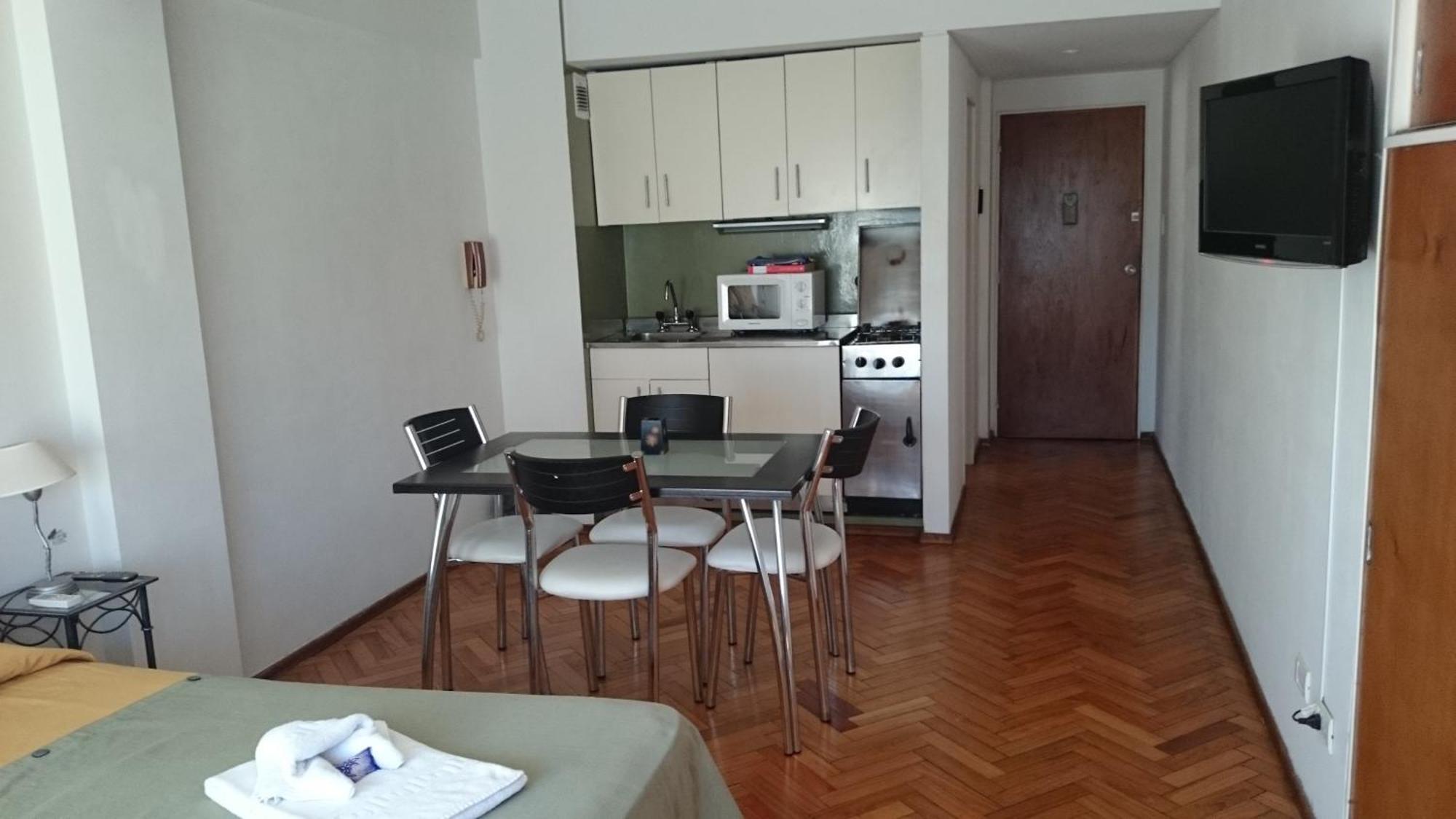 Temporarios Peatonal Lägenhet Rosario Rum bild
